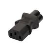 Strhowill IEC 320 C13 Female to C6 Male Cloverlea Plug AC Power Adapter with Official UL Certification (C13 to C6) view 2