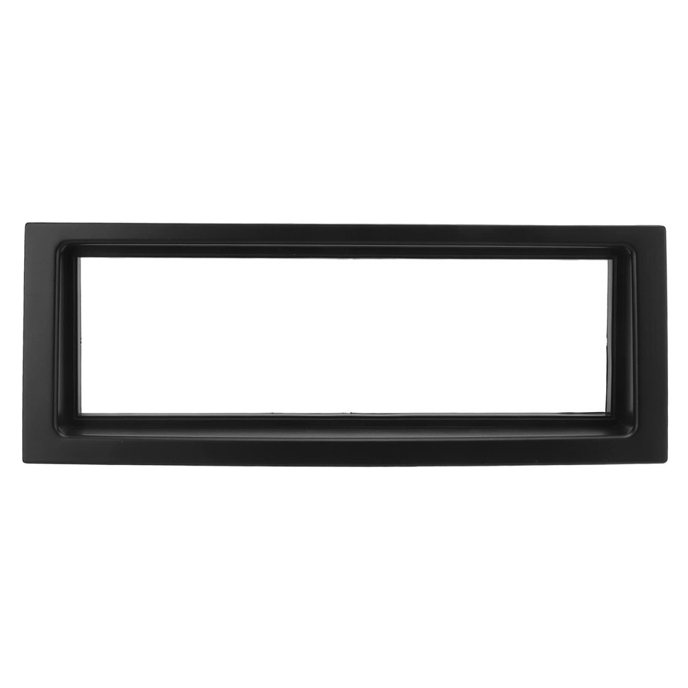 Aramox Stereo Radio Plate, Radio Stereo Mounting Fascia Double Din Player Frame ABS Black Replacement for C5 20042008
