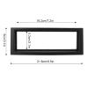 Aramox Stereo Radio Plate, Radio Stereo Mounting Fascia Double Din Player Frame ABS Black Replacement for C5 20042008 view 2