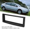 Aramox Stereo Radio Plate, Radio Stereo Mounting Fascia Double Din Player Frame ABS Black Replacement for C5 20042008 view 4