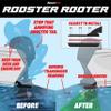 BerleyPro Lowrance Rooster Rooter - Transducer Spray Shield | Easy Installation for Lowrance TotalScan, 3-in-1, and 3D Structure Transducers | Adjustable Fit for Multiple Hulls | Stainless Steel Faste view 2