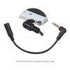Andoer 3.5mm 3 Pole TRS Female to 4 Pole TRRS Male 90 Degree Right Angle Microphone Adapter Cable Audio Stereo Mic Converter for Smartphone view 2