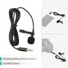 Andoer EY-510A Mini Laptop with Clip Lavalier Condenser Mic with Microphone Cable for iPad Android Smartphone DSLR Camera Laptop PC view 2