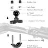 BRCOVAN 2 Pack, Handlebar U-Bolt Mount Base with 1'' TPU Ball for Rails 0.5'' to 1.25'' in Diameter, Compatible with RAM Mounts B Size 1 inch Ball Double Socket Arm & Bike Motorcycle Phone Holder view 4