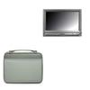 BoxWave Case Compatible with Avinair AV-FPV-819WDT - Hard Shell Briefcase, Slim Messenger Bag Briefcase Cover Side Pockets - Pewter view 1