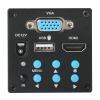 Lab Microscope Slides 1080P Industrial Digital Video Microscope Camera Microscope Parts (Color : with 130x Lens) view 2