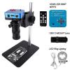 Microscope Accessories Kit Monocular Microscope Digital Camera 38MP 1080P Lens with LED Light Workbench Stand Microscope Slides (Color : Set A) view 2
