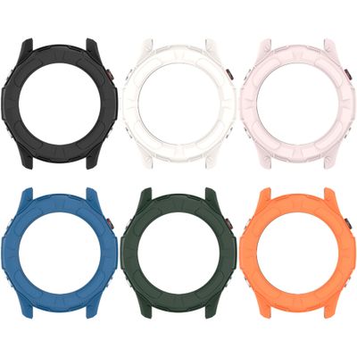 Anti-Scratch Bumper Protector Cover Compatible with Garmin Forerunner 955 Case Soft TPU Shock-Proof Protective Shell for Garmin Forerunner 955 Watch