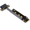 QJJ M.2 NVMe to PCI Express x1 Extension Cable 90 180 270 Degree (60cm, R41SR) view 1