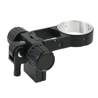 Microscope Accessories Kit Adjustable 76mm Ring Focusing Holder Microscope Head Bracket for Stere Microscopes Stand Microscope Slides (Color : A3 Black)