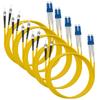 Eardion LC to ST Fiber Patch Cable, 3M (9.84ft) Single Mode Duplex Fiber Jumper 9/125um OS1 LSZH - LC ST Singlemode Duplex Patch Cords (3M - 5 Pack) view 1