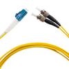 Eardion LC to ST Fiber Patch Cable, 3M (9.84ft) Single Mode Duplex Fiber Jumper 9/125um OS1 LSZH - LC ST Singlemode Duplex Patch Cords (3M - 5 Pack) view 2
