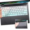 2 PCS Keyboard Cover for Acer Swift 3 14'' Laptop SF314-44 SF314-512 SF314-512T, Acer Swift 3 OLED SF314-71, Swift X SFX14-51G 14 Inch Laptop Keyboard Protector Skin-MGreen+Clear view 1