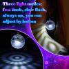 Henoyso 4 Pairs Light up Disco Ball Earrings Jewelry LED Light Glow Earrings for Women Girls Disco Valentine's Day Gifts Bachelorette Dance Costume Accessories view 2