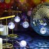 Henoyso 4 Pairs Light up Disco Ball Earrings Jewelry LED Light Glow Earrings for Women Girls Disco Valentine's Day Gifts Bachelorette Dance Costume Accessories view 3