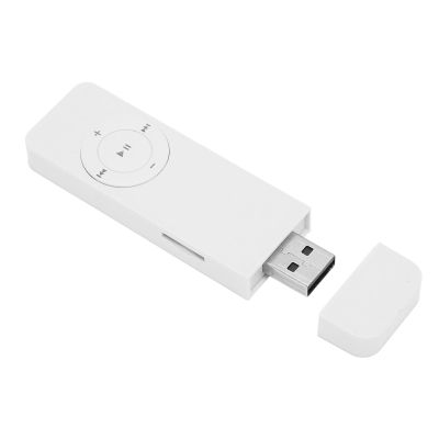 MP3 Player, 64GB Portable Digital Lossless Music MP3 Player, Portable HiFi Sound Mp3 Music Player, E Book Listen to Novels Mini Player, for Students Kids(White)