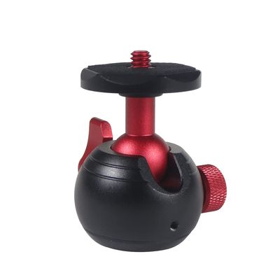 FEICHAO Tripod Ball Head 360 Degree Panoramic Spherical 1/4" Monitor Bracket Holder 4KG Load for Video Recorders