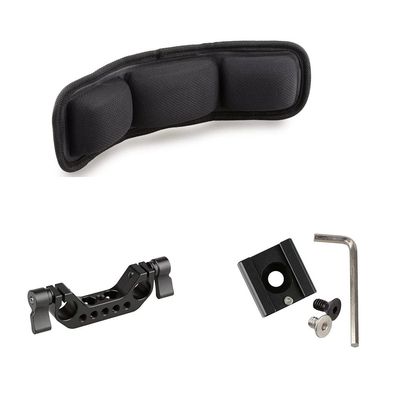 CAMVATE Shoulder Support Pad + 15mm Rod Clamp + Cold Shoe Mount