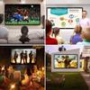 LENG Diagonal Projection Screen Foldable Movie Screen Portable Projector Screen Outdoor 60inch 72inch 84inch 100inch 120inch 4:3 16:9 HD Screen (Size : 100inch-16:9) view 2