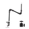 Andoer ST-01 Flexible Foldable Desk Mount Stand Metal Bracket with 1/4 Inch Screw Ballhead Adapter 3kg Load Capacity for Fill Light LED Ring Light Webcam Camera Smartphone view 1