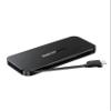 ANYOYO NVMe to USB 3.2 Type-C Enclosure, Built-in Cable M.2 Enclosure Portable for M.2 PCIe NVMe and SATA SSDs(Up to 10Gbps), Plug and Play, Tool-Free(Fits 2230/ 2242/2260/2280) (Plastic) view 1