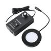 Microscope Accessories Kit Microscope Bottom Light Source 9W LED Light Lluminator 110V-220V for Trinocular Binocular Microscope Camera Microscope Slides (Color : 90mm) view 1