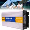 BEZAX Pure Sine Wave Power Inverter 5000W/6000W/8000W DC 12V 24V 48V 60V to AC 110V/220V Car Plug Inverter Adapter Power Converter with AC Outlets Car Charger,for Emergency,8000W-48Vto110V view 1