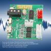 Power Amplifier Board, Stable PCB Bluetooth 5.0 3.5AUX Input 3POUT Output Digital Sound Amplifier Board Module with Power Cable and Sound Cable view 2