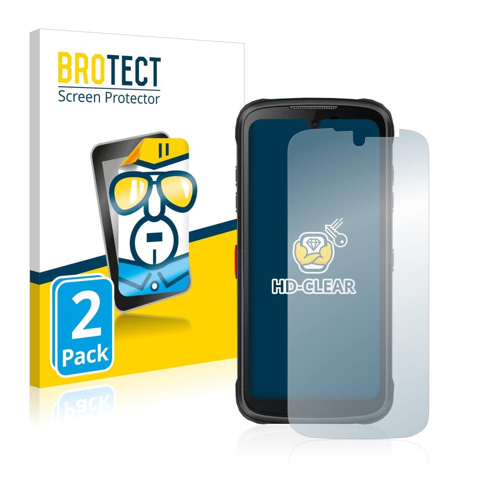 brotect 2-Pack Screen Protector Compatible with Conquest S20 5G - HD-Clear Protection Film