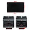 ZYLR Double Din Car Stereo, 9 Inch Touchscreen Car Radio Receiver for Audi A4 2 B6 3 B7 S4 RS4 with Bluetooth, Backup Camera, Steering Wheel Control, FM Car Radio, USB, Navi,6g+128g view 2