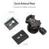 Andoer Portable Mini Desktop Tripod with 2 Levels of Adjustable Height Max. Load Bearing 1.2KG 1/4 Inch Screw for Camera Camcorder Smartphone view 2
