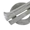 Wire Shielding Sleeve EMI RFI ESD Tinned Copper Metal Braid Ground Strap Electronics Cable Wrap Mesh Signal Interference Screening 7/16" ID (11/16 inch - 26ft) view 1