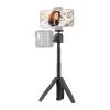 Andoer Lightweight Portable Mini Tripod Extendable Tripod Stand Handle Grip with 4 Levels of Adjustable Height for Phone Camera Selfie Video Recording Live Stream view 1