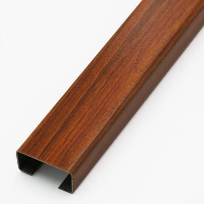 ZJMAMA Square Cable Raceway, Wood-Effect Stainless Floor Cord Cover, Cable Protector Waterproof Self Adhesive Cord Channels, Easy to Install (Color : Style 4, Size : 90 Cable)