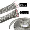 Tinned Copper Grounding Strap Electronics Wire Cable Shielding EMI RFI ESD Prevention Metal Braid Mesh Sleeve Signal Interfernce Screening (5/16 inch - 26ft) view 2