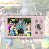 Andoer 2.7K Digital Camera Compact Video Camcorder 48MP Auto Focus 2.88 Inch IPS Screen 16X Zoom Anti-Shake Face Detact Smile Capture Built-in LED Fill Light with Carry Bag Wrist Strap 2pcs Batteries view 4