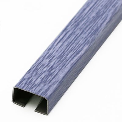 ZJMAMA Square Cable Raceway, Wood-Effect Stainless Floor Cord Cover, Cable Protector Waterproof Self Adhesive Cord Channels, Easy to Install (Color : Style 6, Size : 18 Cable)