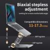 Adjustable Laptop Stand Aluminium Foldable Notebook Support PC Base Mabcook Pro Holder Portable Bracket Computer Accessories view 2