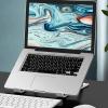 Laptop Stand Portable Holder Alloy for Notebook Tablet Stand Plastic Foldable Notebook-Computer-Stands Pink view 2