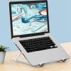 Laptop Stand Portable Holder Alloy for Notebook Tablet Stand Plastic Foldable Notebook-Computer-Stands Pink view 4