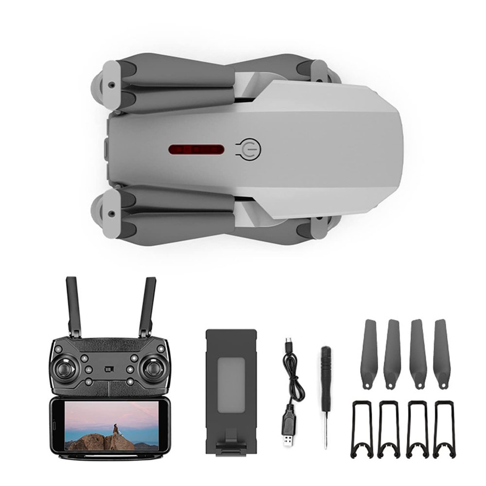 nincyee Drones with Dual Camera,4K Hd Dual Cameras with Carrying Case,3D Spin Folding Quadcopter Equipped,One Key Take Off/Landing,Beginners Drones for Adults,Boys,Girls