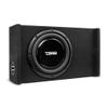 DS18 EN-DF10 10" Shallow Thin Subwoofer Enclosure Down-Firing Compact Sealed Design for Car Trucks 600 Watts Black view 1