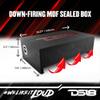 DS18 EN-DF10 10" Shallow Thin Subwoofer Enclosure Down-Firing Compact Sealed Design for Car Trucks 600 Watts Black view 4