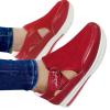 ZBYY Womens Summer Casual Sneakers Closed Toe Walking Breathable Outdoor Sandals Comfort Wedge Platform Loafers view 1