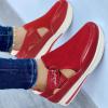 ZBYY Womens Summer Casual Sneakers Closed Toe Walking Breathable Outdoor Sandals Comfort Wedge Platform Loafers view 2