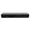 C2G USB-C Docking Station 12-in-1 Triple Display with HDMI, DisplayPort, Ethernet, USB, 3.5mm Audio and Power Delivery up to 85W - 4K 30Hz (TAA Compliant), Black view 3
