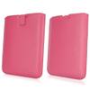 BoxWave Case Compatible with Lilliput 5D-ii/O/P - Designio Leather Pouch, Padded Genuine Leather Pocket Sleeve Pouch - Coral view 2
