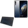 BoxWave Keyboard Compatible with Honor Magic 2 - SlimKeys Bluetooth Keyboard - with Backlight, Portable Slim LED 7 Colors - Jet Black view 1