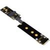 QJJ M.2 NVME Key M to M.2 WiFi Key A.E Extension Cable (50cm, R45SF) view 1