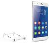 BoxWave Stand and Mount Compatible with Honor 6 Plus - Pocket Aluminum Stand 3-in-1, Portable Multi Angle Viewing Riser - Metallic Silver view 1